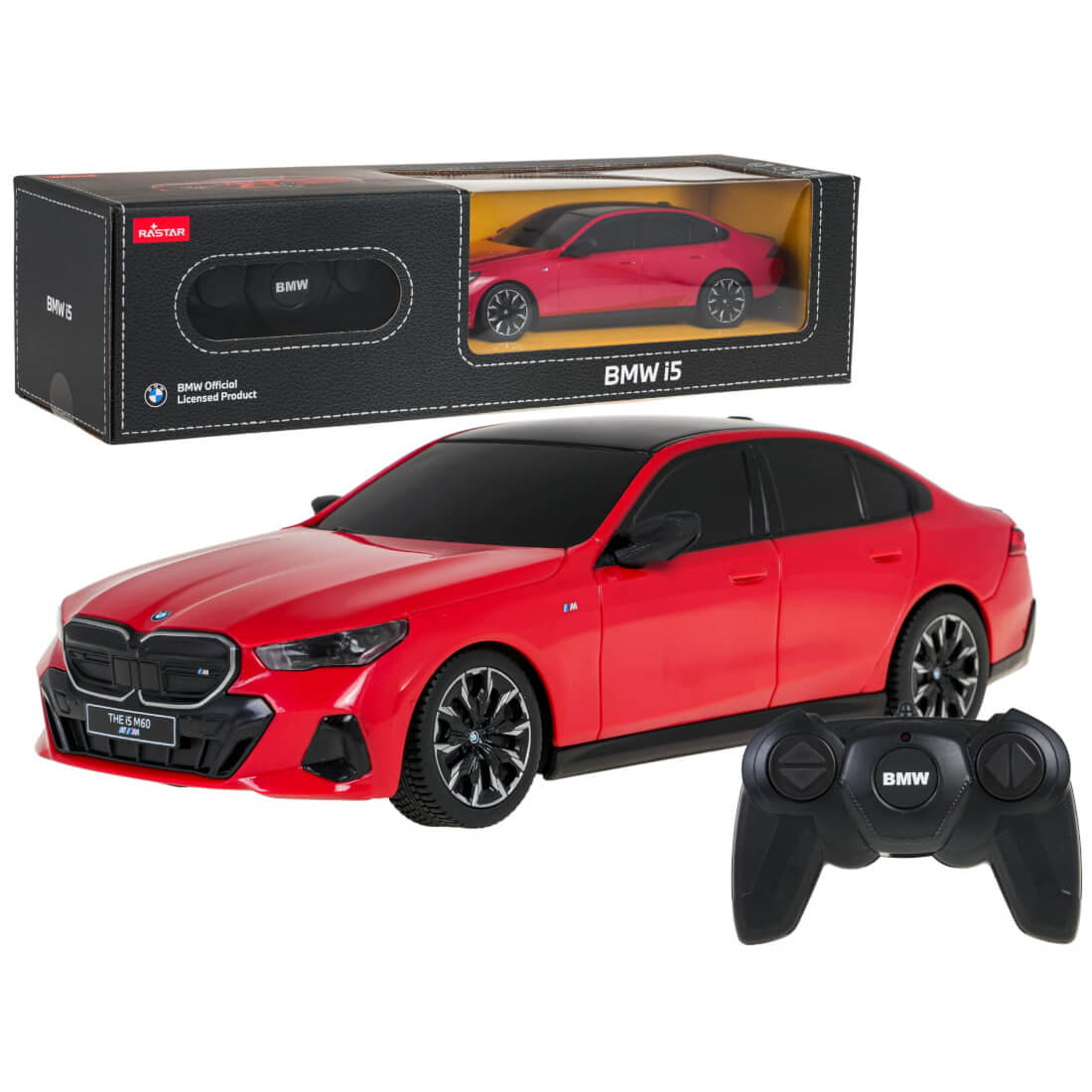Zdalnie sterowane BMW i5 M60 (G60) 1:24 Czerwone 5903864987041