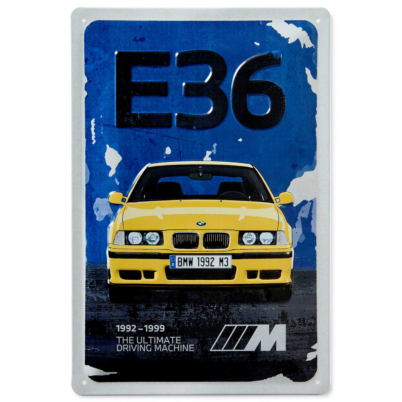 Tabliczka 20x30 BMW M3 E36 Dakar Yellow 80235BA3DC0