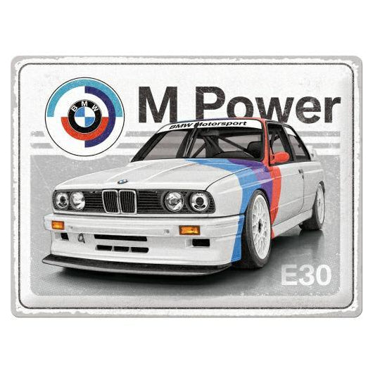 Tabliczka 30x40 BMW E30 M-Power DTM