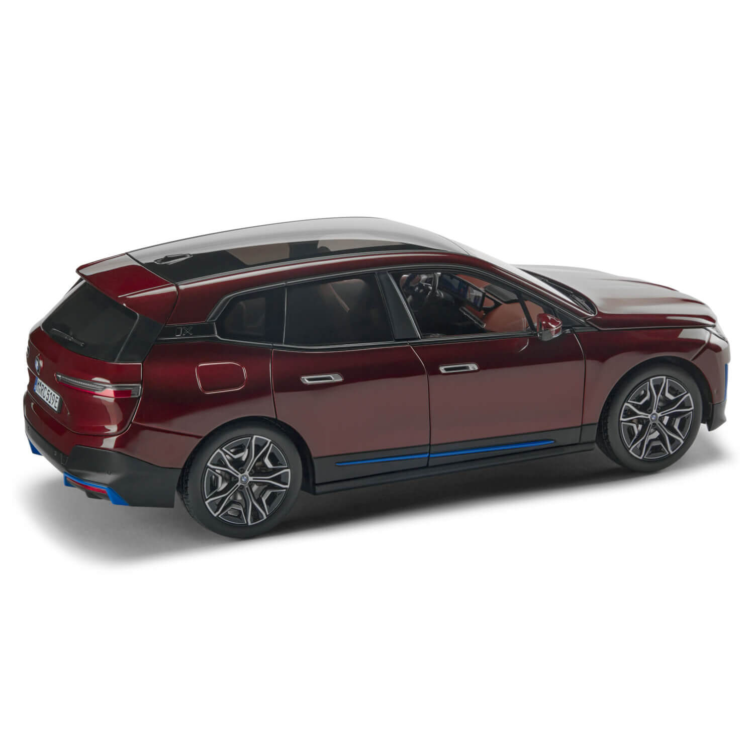 Miniatura BMW iX (i20) Dark Red Metalic 1:18 80435A8F297