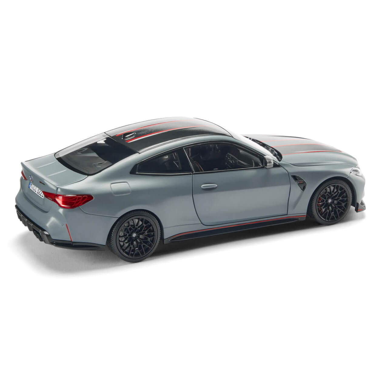 Miniatura BMW M4 CSL (G82) Frozen Brooklyn Grey 1:18 80435B308D1