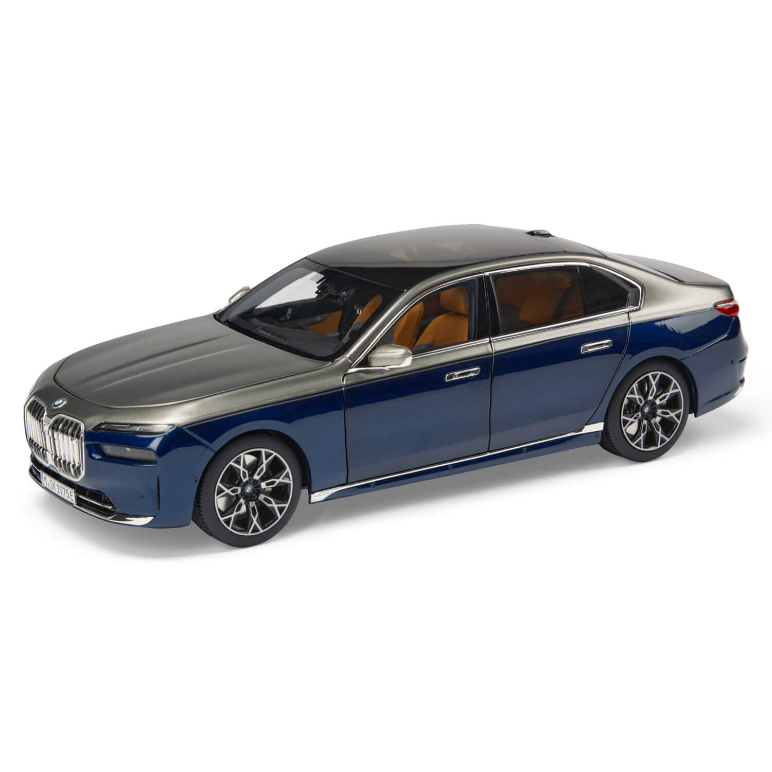 Miniatura BMW i7 (G70) 1:18 Two-Tone Oxide Grey Blue 80435B54CC7