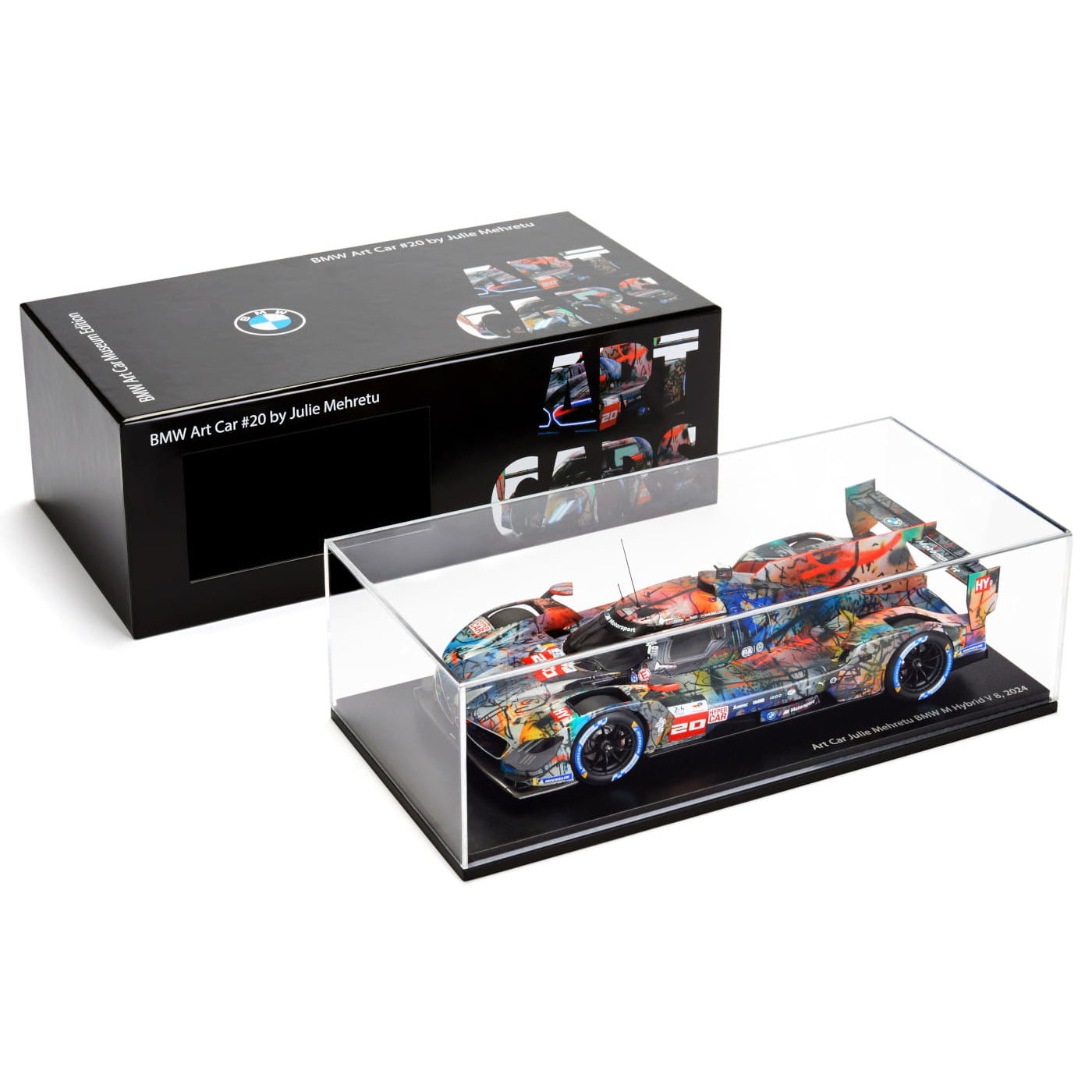 Miniatura BMW M Hybrid V8 Art Car #20 Julie Mehretu 1:18 80435B54CC9