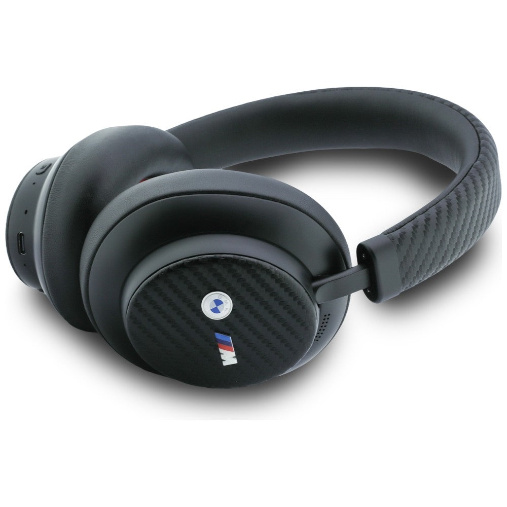 Słuchawki nauszne Bluetooth BMW M Carbon Black ENC 3666339593735 BMBHMIASPV083MCAFK Słuchawki nauszne BMW M Carbon Metal Logo Bluetooth ENC czarny