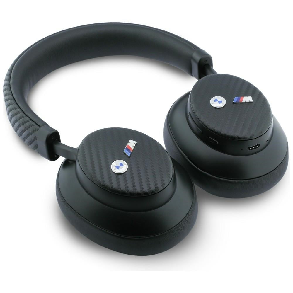 Słuchawki nauszne Bluetooth BMW M Carbon Black ENC 3666339593735 BMBHMIASPV083MCAFK Słuchawki nauszne BMW M Carbon Metal Logo Bluetooth ENC czarny