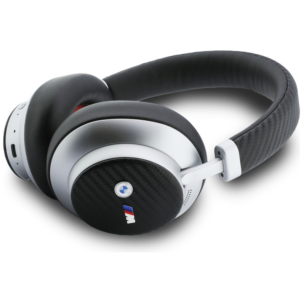 Słuchawki nauszne Bluetooth BMW M Carbon Silver ENC 3666339593728 Słuchawki nauszne BMW M Carbon Metal Logo Bluetooth ENC srebrny BMBHMIASPV083MCASK