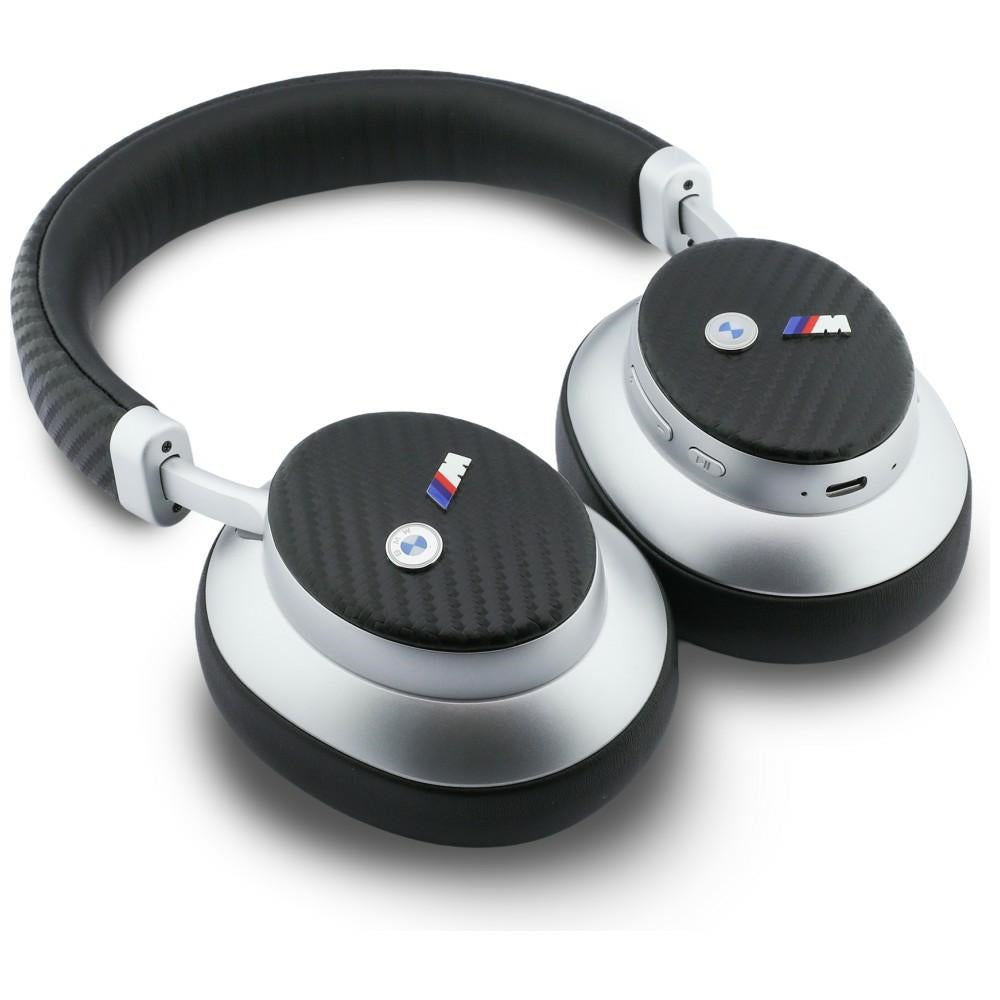 Słuchawki nauszne Bluetooth BMW M Carbon Silver ENC 3666339593728 Słuchawki nauszne BMW M Carbon Metal Logo Bluetooth ENC srebrny BMBHMIASPV083MCASK