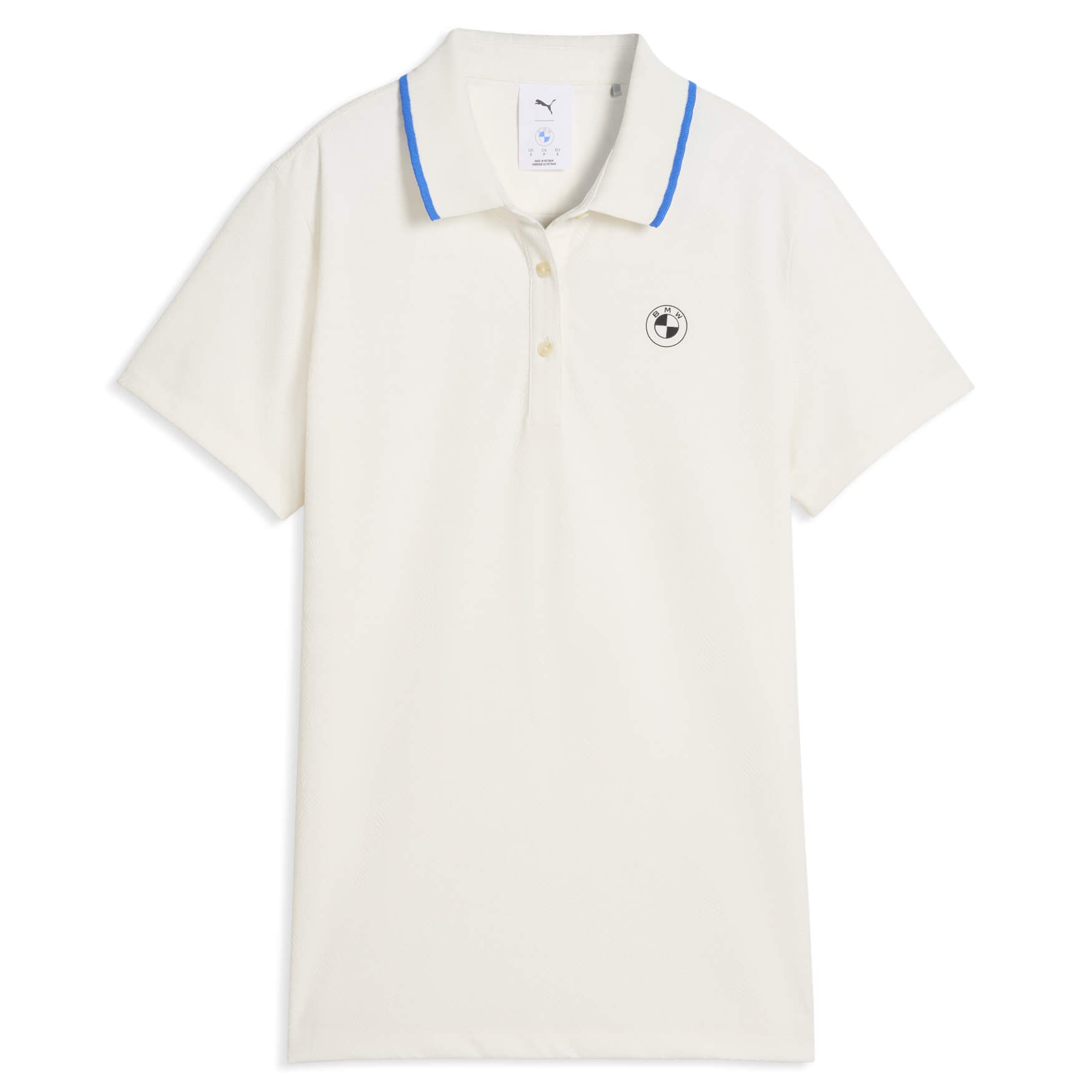 Damska Koszulka Polo BMW Twisted Diamont Warm White 80145B83EF9/F03
