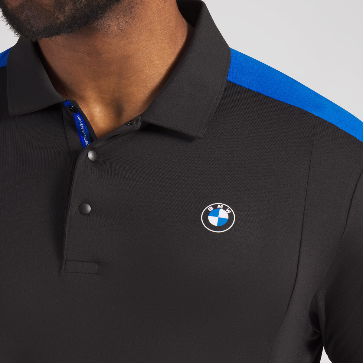 Koszulka Polo BMW Blocked Black-Cool Cobalt 80145B83F34/F38