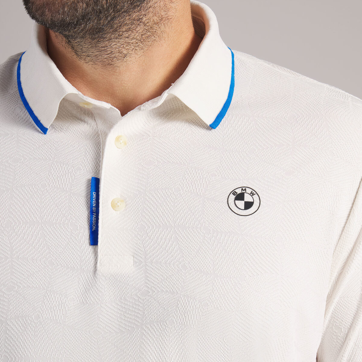Koszulka Polo BMW Twisted Diamond Warm White 80145B83F24/F28