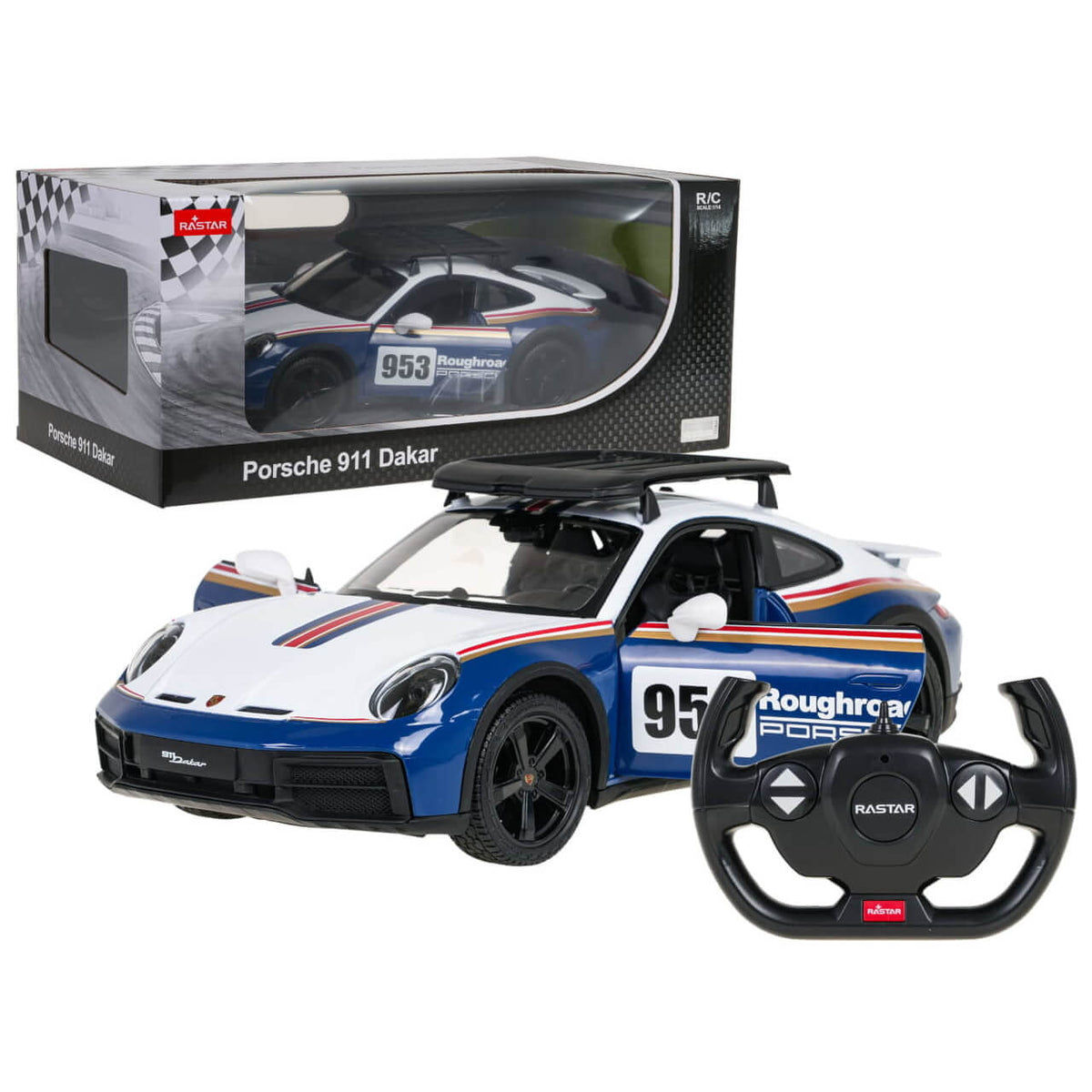 Zdalnie sterowane Porsche 911 Dakar (992) Roughroads 1:14 RC