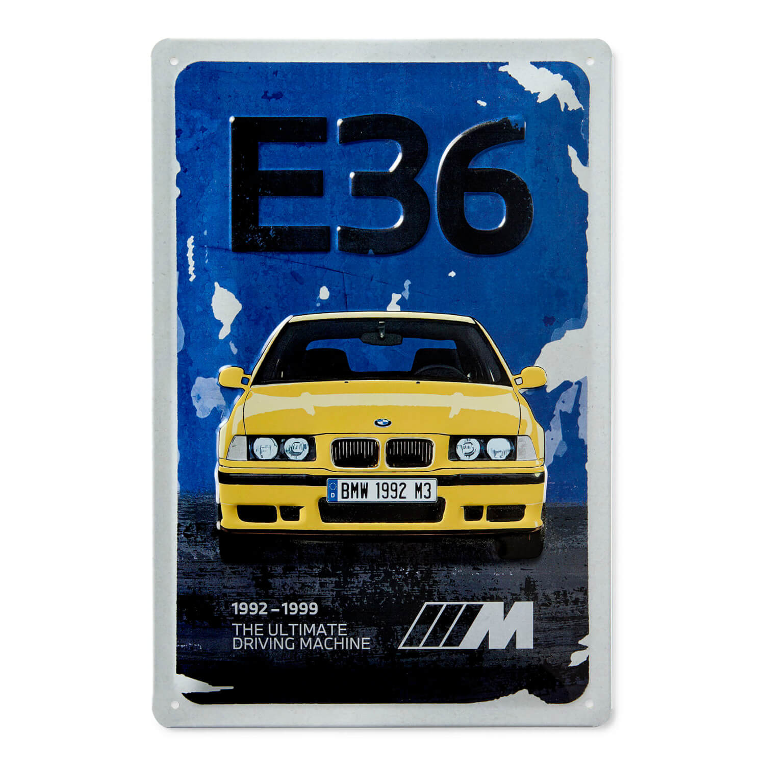 Tabliczka 20x30 BMW M3 E36 Dakar Yellow 80235BA3DC0