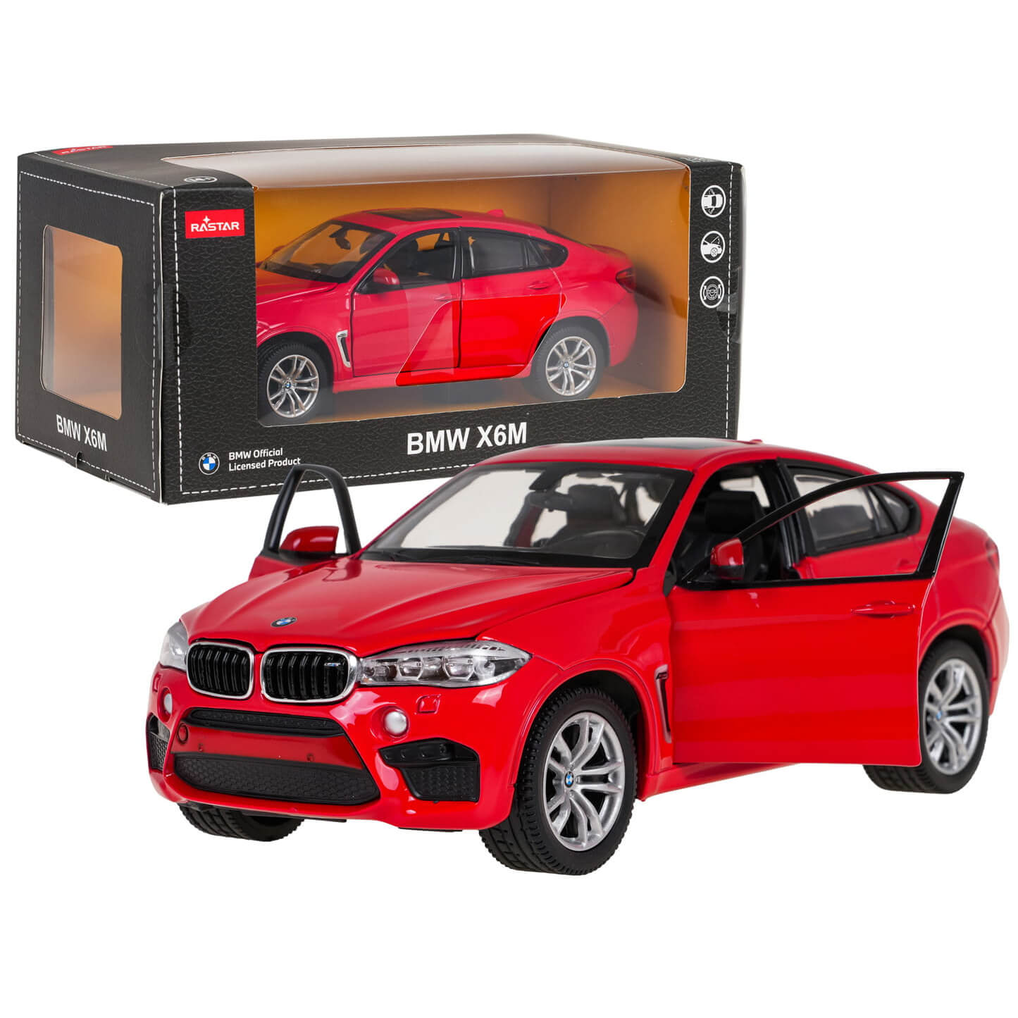 Miniatura BMW X6 M (F86) 1:24 Czerwony 5903864987003