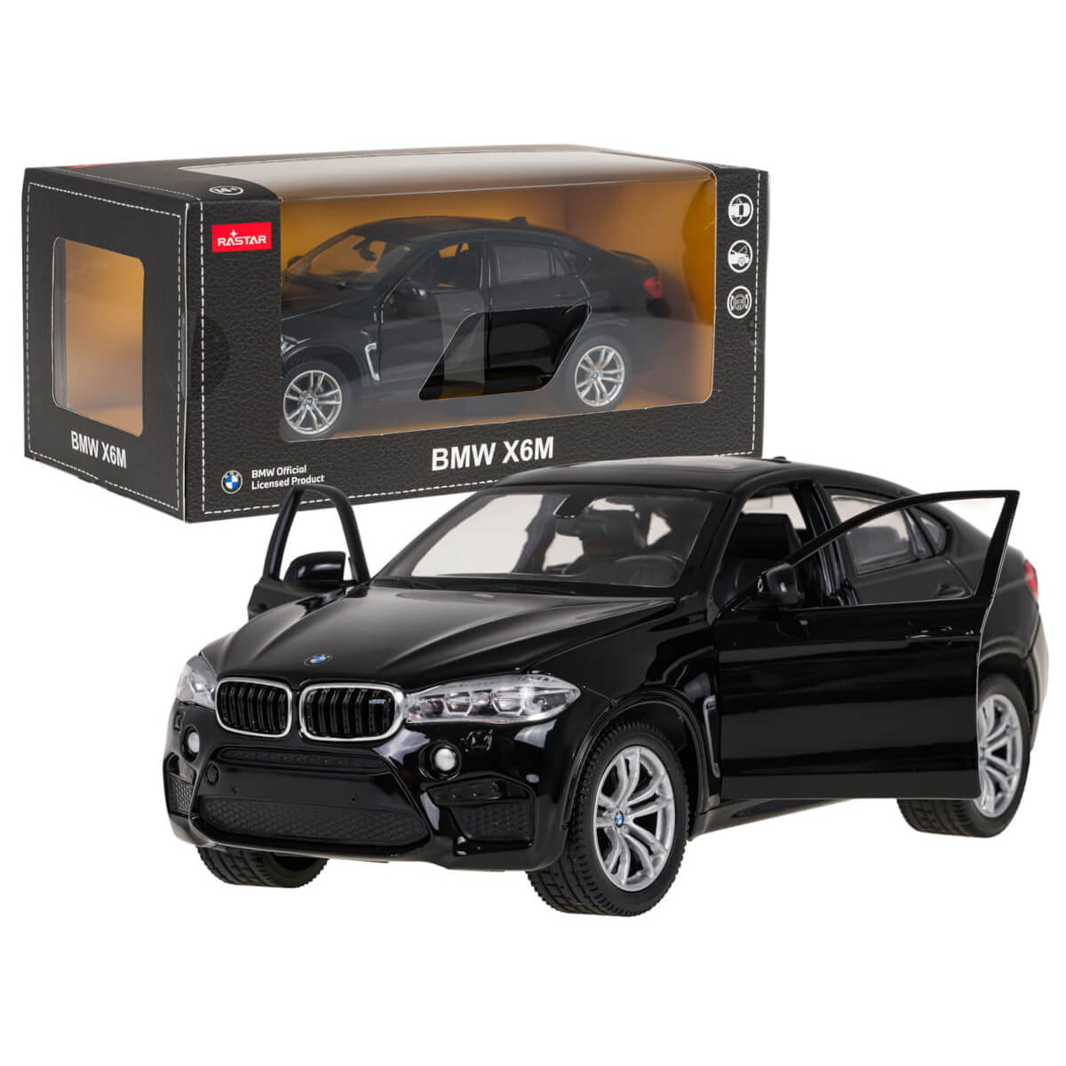 Miniatura BMW X6 M (F86) 1:24 Czarny 5903864987010