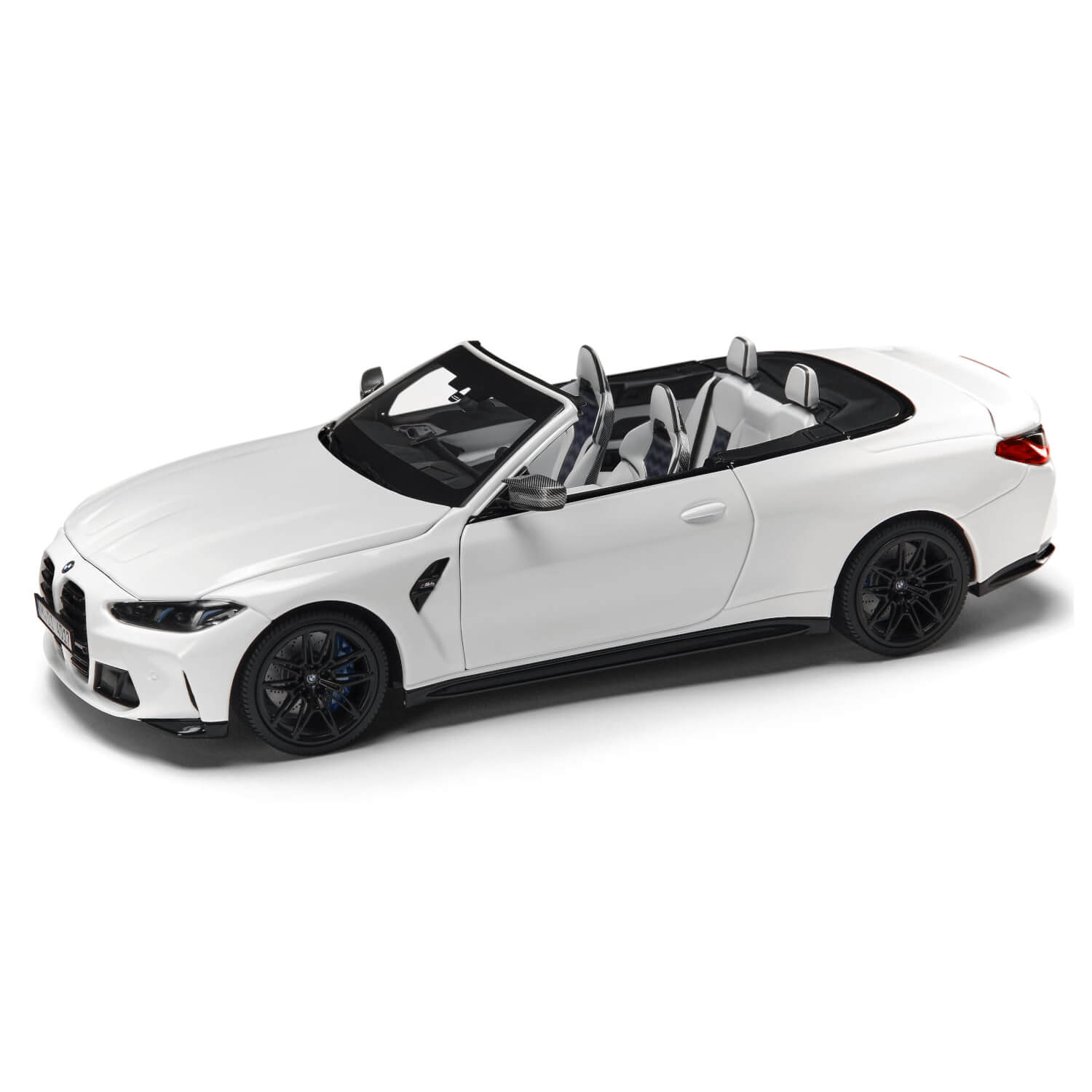 Miniatura BMW M4 Cabrio LCI (G83) Alpin White 1:18 80435B6CBE2