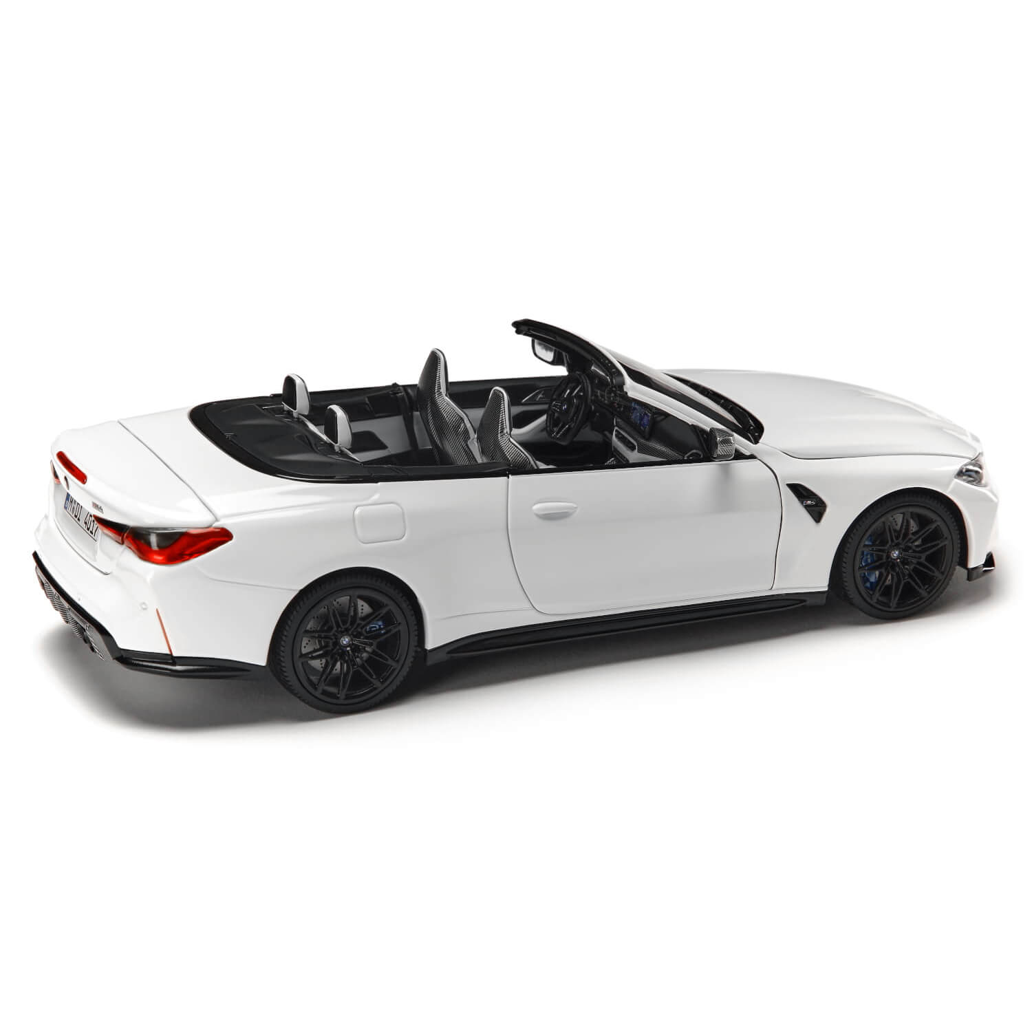Miniatura BMW M4 Cabrio LCI (G83) Alpin White 1:18 80435B6CBE2