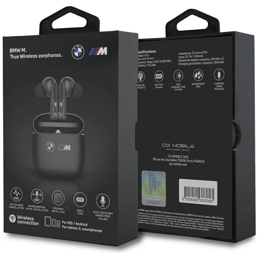 Słuchawki ANC-ENC Bluetooth BMW M 3666339420444 BMTWSM1ALELK
