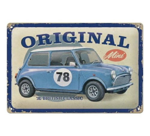 Tabliczka MINI 20x30 British Classic 22403