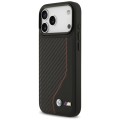 BMHMP17X25PCCSCKR Etui iPhone 17 Pro Max 6.9" M Carbon Twisted Red Line MagSafe 3666339482152