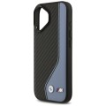 BMHMP17S25PCCSCBK Etui iPhone 17 6,27 M Carbon Twisted Blue Line MagSafe 3666339482923
