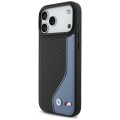 BMHMP17X25PCCSCBK Etui iPhone 17 Pro Max 6.9 M Carbon Twisted Blue Line MagSafe 3666339482954