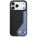 BMHMP17X25PCCSCBK Etui iPhone 17 Pro Max 6.9 M Carbon Twisted Blue Line MagSafe 3666339482954