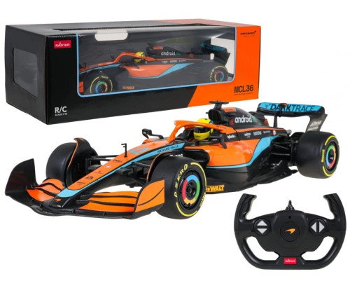 Zdalnie sterowany Bolid McLaren F1 MCL36 1:12 RC Pomarańczowy