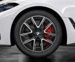 Koła zimowe BMW 18” M Aerodynamic 858M Seria 4, i4 Gran Coupé (G26) 36115B83BF2
