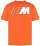 Koszulka BMW M Logo Reverse Pomarańczowa 80145B70C80/C85