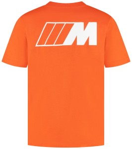 Koszulka BMW M Logo Reverse Pomarańczowa 80145B70C80/C85