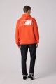 Bluza z kapturem BMW ///M Pomarańczowa 80145B70CB0/CB5 80145B70CB1 80145B70CB2 80145B70CB3 80145B70CB4 80145B70CB5 Bluza z kapturem BMW M Logo Reverse Pomarańczowa