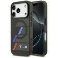 Etui iPhone 17 Pro Max 6,9" BMW M Metal Buttons Tricolor Lines MagSafe Czarne 3666339487430