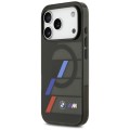 Etui iPhone 17 Pro 6,27 BMW M Metal Buttons Tricolor Lines MagSafe Czarne 3666339487423