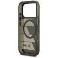 Etui iPhone 17 Pro Max 6,9" BMW M IML Metal Buttons Tricolor Lines MagSafe Szare 3666339487591