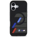 Etui iPhone 17 6,27" BMW M IML Metal Buttons Tricolor Lines MagSafe Czarne 3666339487409