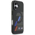 Etui iPhone 17 6,27" BMW M IML Metal Buttons Tricolor Lines MagSafe Czarne 3666339487409