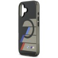 Etui iPhone 17 6,27" BMW M IML Metal Buttons Tricolor Lines MagSafe Czarne 3666339487409
