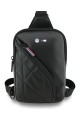 Saszetka Crossbody BMW M Carbon Pocket Czarna 3666339478490 Torebka na telefon BMW M Carbon Pocket Metal Logo Crossbody Czarna