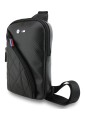 Saszetka Crossbody BMW M Carbon Pocket Czarna 3666339478490 Torebka na telefon BMW M Carbon Pocket Metal Logo Crossbody Czarna