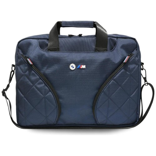 Torba na Laptopa 15" BMW Nylon Pockets Metal Logo Navy 3666339540272 BMCB15PNYPOV