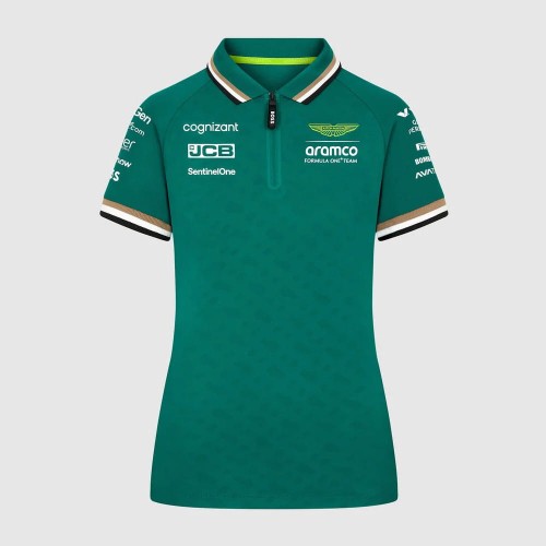 Koszulka damska Polo Aston Martin F1 Team 2024