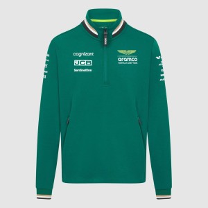 Bluza z suwakiem 1/4 Aston Martin F1 Team 2024