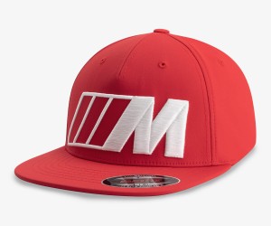 Czapka z daszkiem BMW M logo 3D Czerwona 80165B81100