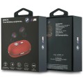 Słuchawki Bluetooth TWS BMW M Czerwone 3666339593872 BMTWST18CPMER