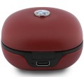 Słuchawki Bluetooth TWS BMW Czerwone 3666339593827 BMTWSTP103PR Leather Metal Logo ENC