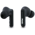 Słuchawki Bluetooth TWS BMW Czarne 3666339593803 BMTWSTP103PK Leather Metal Logo ENC