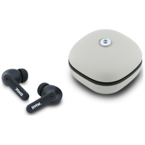 Słuchawki Bluetooth TWS BMW Szare Taupe 3666339593834