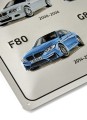 Tabliczka 30x40 BMW M3 - 6 Generations SINCE 1986 80235BA3DB8
