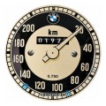 Okrągła tabliczka BMW Tachometr Retro 35 cm średnicy