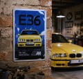 Tabliczka 20x30 BMW M3 E36 Dakar Yellow 80235BA3DC0